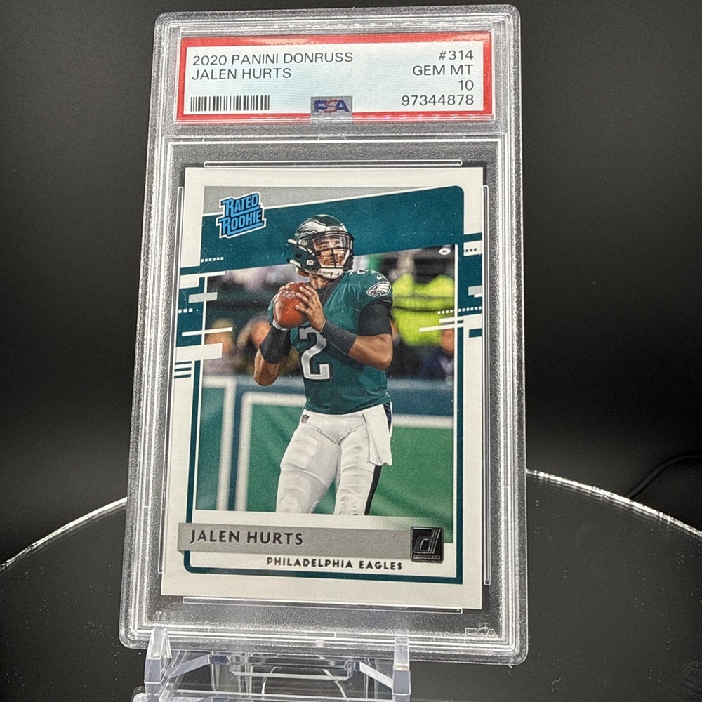 2020 Donruss - Jalen Hurts #314 Rated Rookie (RC)‎ PSA 10